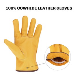 Fire-Maple Heat Proof Gloves | Gardening Gloves 1 Pairs | Leather Safety Work Gloves for Men & Women | for Stove/Openfire/BBQ/Grill/Oven/Welding (For Summer)