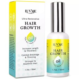 Luv Me Care Biotin Hair Growth Oil Hair Growth Serum, Thicker Longer EXP 06/2025