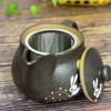 I rabbit Kutani pottery teapot pot (with tea strainer)