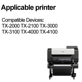 PFI-710 710 Ink Cartridge Replacement for Canon PFI-710 PF710 PFI-710MBK PFI710MBK Pigment for iPF TX-2000 TX-3000 TX-4000 Printers (Matte Black, 700ML)