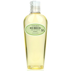 Dr Adorable - 8 oz - Rice Bran Oil - 100% Pure Natural Premium Organic Cold Pressed