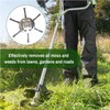 Nlvnmv 2 Pack Steel Wire Weed Brush, 150 MM Cutter