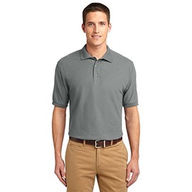 Port Authority Tall Silk Touch Polo Cool Grey