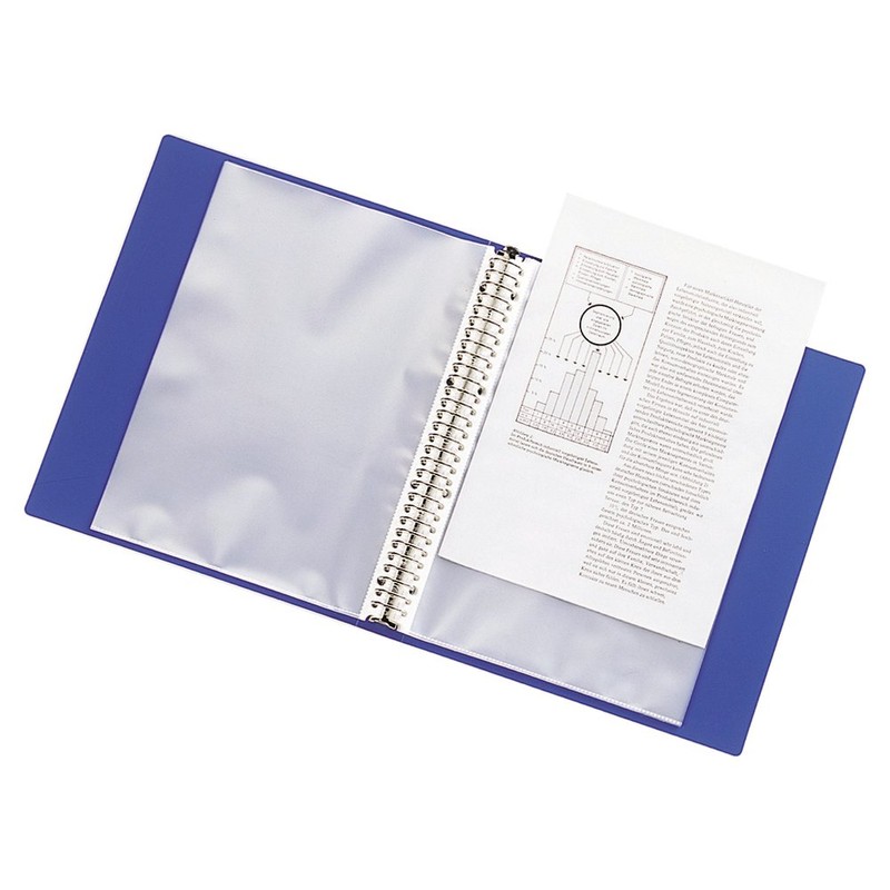 Lihit Lab G3806-24 30 Ring Binder, A4, 45 Protect Sheets,