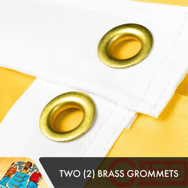 UD_New Jersey State Flag 210D Embroidered Polyester 3x5 Ft -