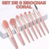 EGTMA Kit De 8 Brochas De Maquillaje Profesionales Para Cosméticos