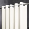 Furlinic No Hook Extra Long Shower Curtain 84 Length,Soft Fabric