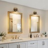 Bronze Small Wall Sconce Hardwired Set of 2 - Vintage