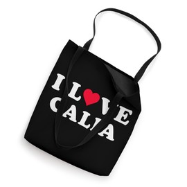 I Love Calia Matching Girlfriend & Boyfriend Calia Name Tote Bag