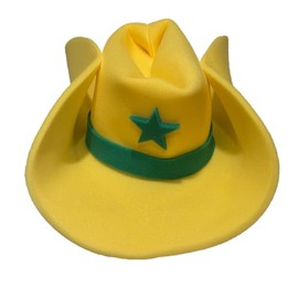 Clown Antics Super Size 50 Gallon Cowboy Hats - Yellow (28")