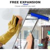 2 in 1 Window Squeegee,Car Window Cleaner Tool with 55"