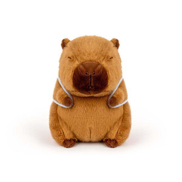 Wanwu World Capybara Stuffed Animals with Shell Bag (9in)