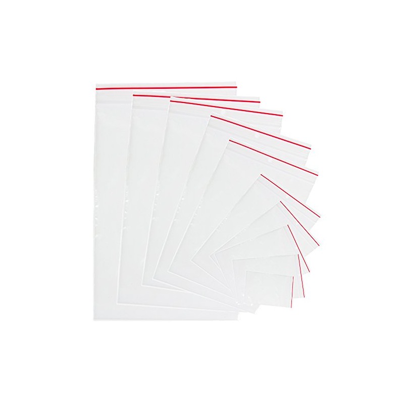 Zip Lock Plastic Bags Clear Grip Self Press Polythene Seal