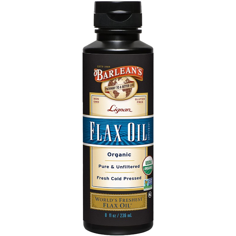 Barlean's Organic Oil Lignan Flax Oil 8 oz