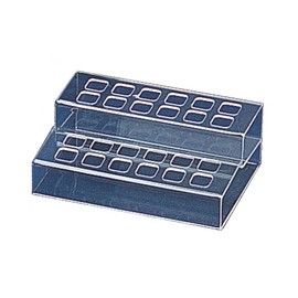 N N’icePackaging – 24 Slot (Square Hole) Acrylic Lipstick Display and Makeup Holder – 8” x 5 1/2” x 2 7/8” – For Sales/Showcase/Storage/Organization/Home/Office (Square Slots)