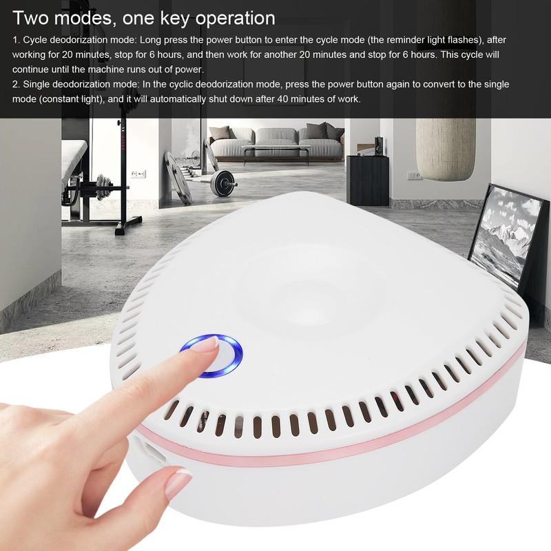 USB Charging Portable Office Car Ozone Cleaner Machine Restroom Refrigerator