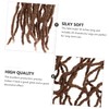 Baluue Crochet Braids Dreadlocks Low Temperature Fiber Extensions for Women