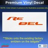 Reflective Concepts - Rebel Emblem Inlay Decal Sticker -Fits: 2015-2018