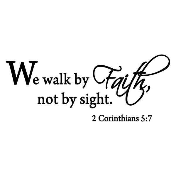 Bible Verse Wall Decals Wall Quotes Decor Stickers, Vinyl Scripture
