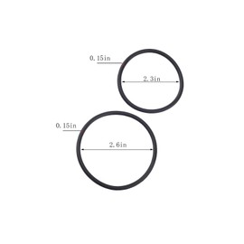 154247001 and 154246901 Dishwasher Circulation Pump O-Ring for Frigidaire Dishwasher Replacement Seal for Dishwasher Dishwasher Circulation Pump Motor 154844301, 154594201(4 pack)