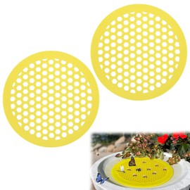 2 Stück Schwimmende Bieneninsel Insektentränke Bienenschwimmende Insel 5 mm, Geeignet zum Füttern von Schmetterlingsbienen Tränken Bienenbad