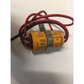 SPRAGUE ATOM   TVA-2210   ALUM  ELECTROLYTIC CAPACITOR   10 MFD-10 MFD 25V- NOS