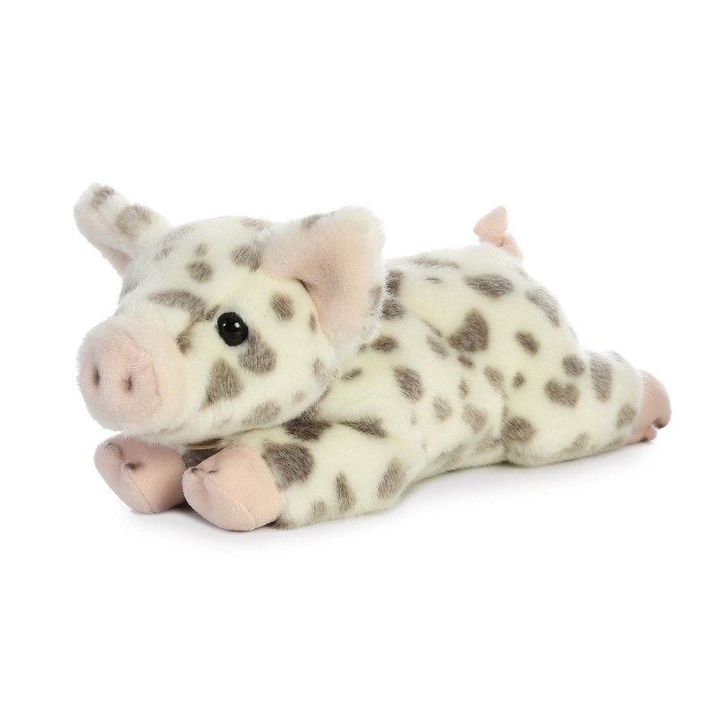 Aurora® Realistic Miyoni® Spotted Piglet Stuffed Animal - Lifelike Details
