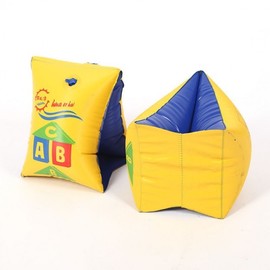Thick Inflatable Arm Floats for Adults, Children, Men, and Women Life-saving LF917 One Pair of Orange-Yellow Arm Rings 15ea