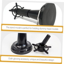 Baluue Suction Head Stand for Wig Mannequin Head Tall Suction Cup Stand Cosmetology Manikin Stand Clamp Wig Mannequin Head Rack Sturdy and Stable Bracket