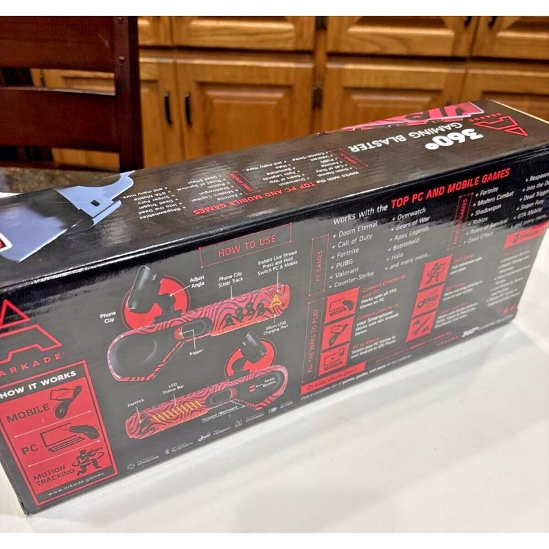 ARKADE 360 Gaming Blaster: Bluetooth & Works with the Top