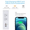 CCCEI Recessed Power Strip with 18W USB C Port, Fast