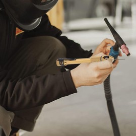 Gold Tig Welding Pen Holder Welding Rod Holder Welding Machine with Metal Shell Feeder Argon Arc Welding Wire Machine 1.0 to 3.2mm (1/32" to 1/8")