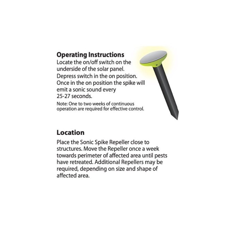 GONZO 5014 Gopher Repeller