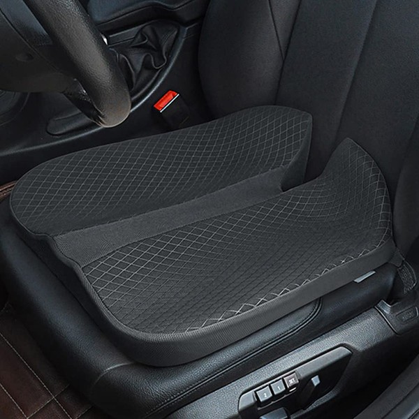 Car Seat Cushion for Car and Truck Driver Seat Office Chair Wheelchairs Coccyx Support Sciatica, Lower Back Pain Relief Memory Foam Car Seat Pad