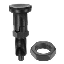 HARFINGTON Push Fit Ball Nose Spring Plunger M16x1.5 Thread Length 1.02" Pin Dia.8mm Carbon Steel Self-Locking Plunger Retractable Index Plunger for Industrial Equipment