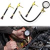 QWORK Universal Fuel Pressure Test Kit, Dual Scale Gauge (0-7