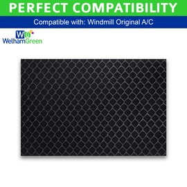 Activated Carbon Filter 4-Pack Compatible with Windmill Air Conditioner (Original Models) - Odor & Smoke Absorption