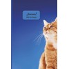 Journal: Endearing Ginger Cat design with wide lined pages