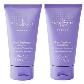 Neal & Wolf Blonde Purple Shampoo & Conditioner 50ml Duo