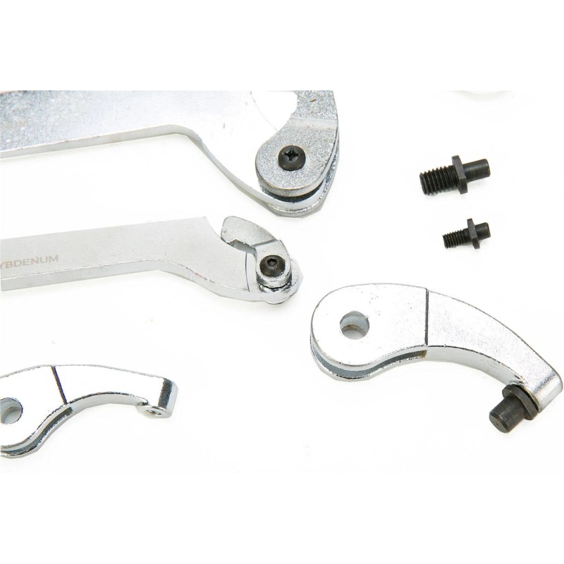 8milelake 8Pcs Adjustable Hook & Pin Spanner Wrench Tool Set