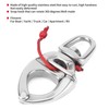 MUNEFE Quick Release Carabiner Hooks for Boats, Stainless Steel Quick