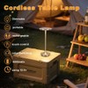 EJQ Cordless Table Lamp Rechargeable, 6000mAh Battery Operated LED Table