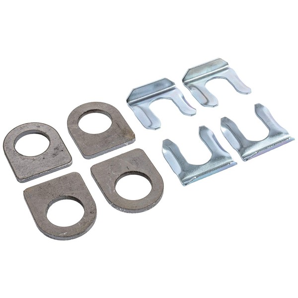 JEGS 63090 Brake Line Weld Tab & Clip Kit