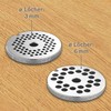 Bosch MUZ457LS Perforated Discs for Mincer, 2 Discs: 3 mm,