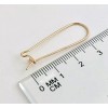 Unbranded 10pcs 35mm Kidney Earring ear wire 14k Yellow gold