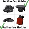 iSaddle 1/4" 1/8" Thread Camera Windshield Suction Cup Mount Holder