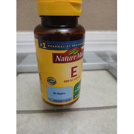Nature Made Vitamin E  400 IU (180mg) dl-Alpha Dietary Supplement Exp:05/26