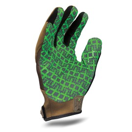 Ironclad mens Work Gloves EXO GRIP BROWN , Brown & Green, 2X-Large Pack of 1 US