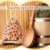 JaGely Sauna Hat Vaporarium Hat Sauna Wool Cap Russian Banya