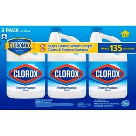 Clorox Performance Bleach 121 Oz, 3 Pack